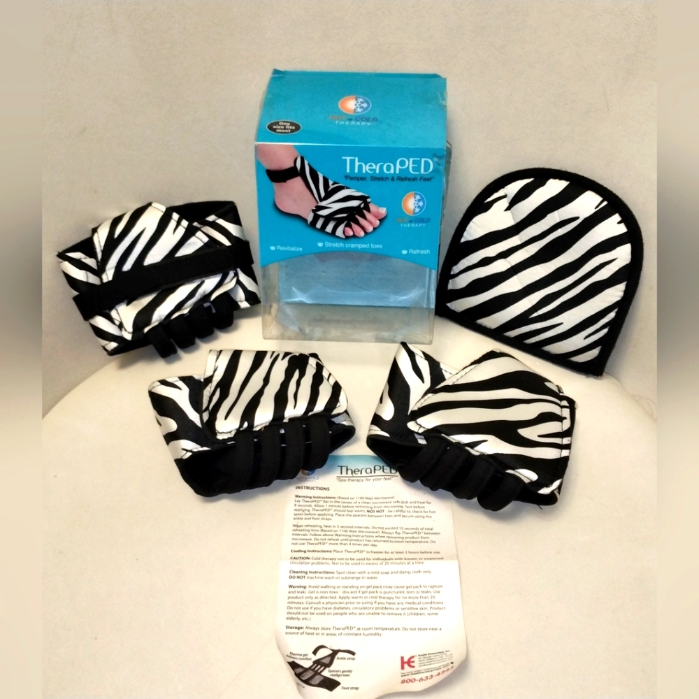 Help for aching feet! theraPED & theraTOES Bundle. New, never used.